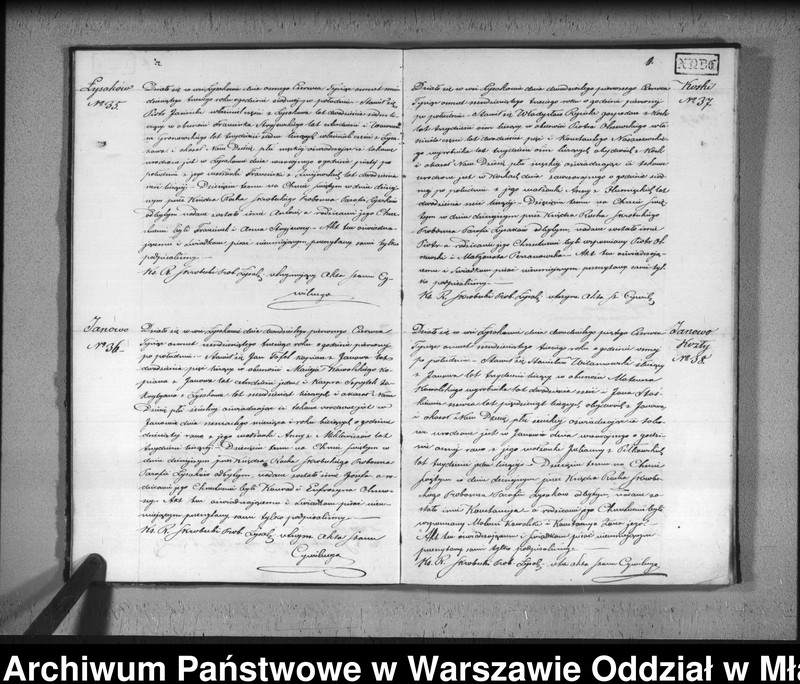 Obraz 13 z jednostki "Akta urodzin, małżeństw i zgonów"