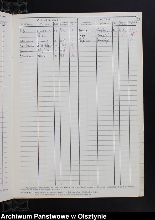 image.from.unit.number "Alphabetisches Namenverzeichnis zum Heirathsregister"