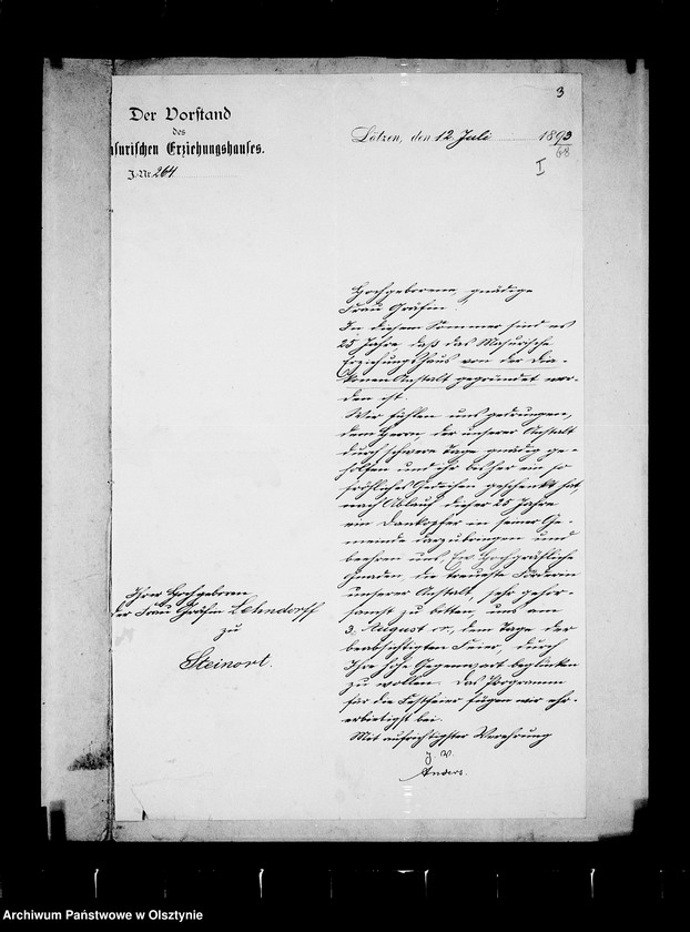 image.from.unit.number "/Schriften betr. das Masurische Erziehungshaus, den Preussischen Volksverein u. den Ostpreuss. Oberlin- Verein/"