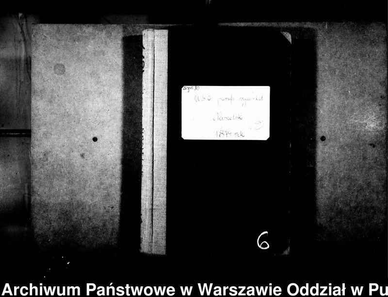 Obraz 3 z jednostki "Akta urodzeń, małżeństw i zgonów"