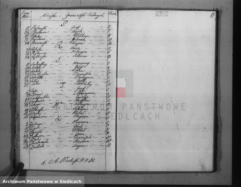 Obraz 20 z jednostki "[Akta urodzeń, małżeństw, zgonów]"