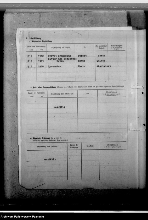 Obraz 12 z jednostki "Martinsen. Erich - urzędnik"