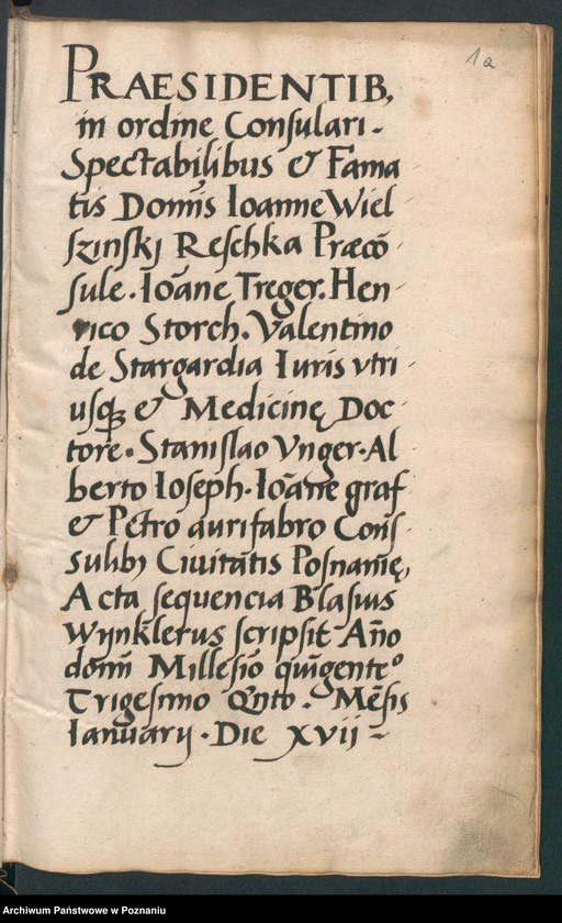 Obraz 5 z jednostki "Liber controversiarum coram spectabili consulatu Posnaniensi ab anno 1535 usque ad annum 1538."