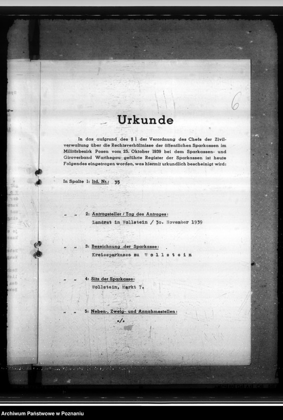 Obraz 10 z jednostki "Sparkassen und Giroverband Wartheland"