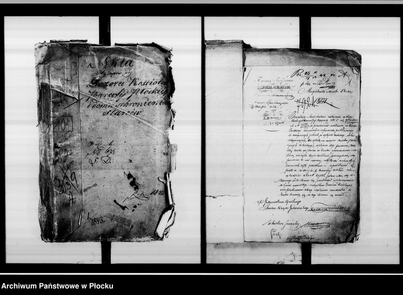 Obraz 3 z jednostki "Akta tyczące się Dozoru Kościoła Parafii Płockiej i Domu Schronienia Starców, vol. I"