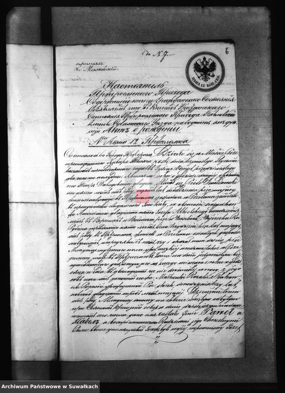 Obraz 10 z jednostki "Kniga s dokumentami Filipovskago Rimsko Katoličeskago Prichoda v 1873 godu"