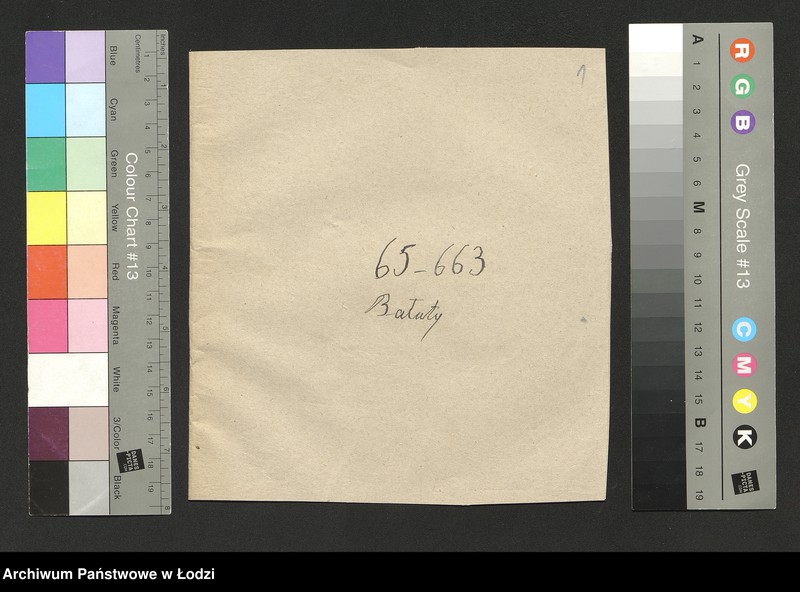 Obraz 3 z jednostki "Dowody metrykalne stałych mieszkańców osady Bałuty nr domu 65-66"