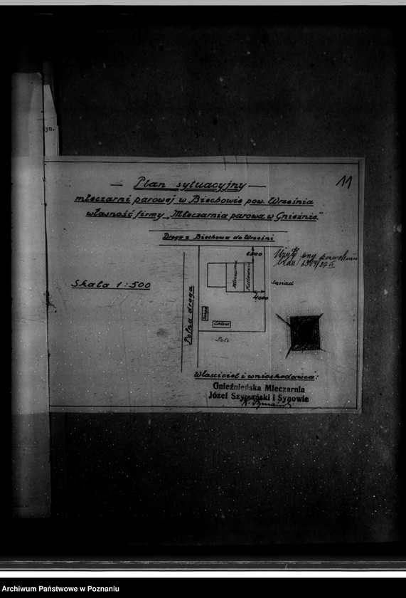 Obraz 15 z jednostki "Mleczarnia parowa w Biechowie powiat wrzesiński własność Mleczarni Gnieźnieńskiej nr woj. 2586"