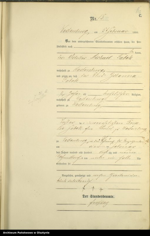 image.from.unit.number "Sterbe-Haupt-Register Nr 1 - 175"