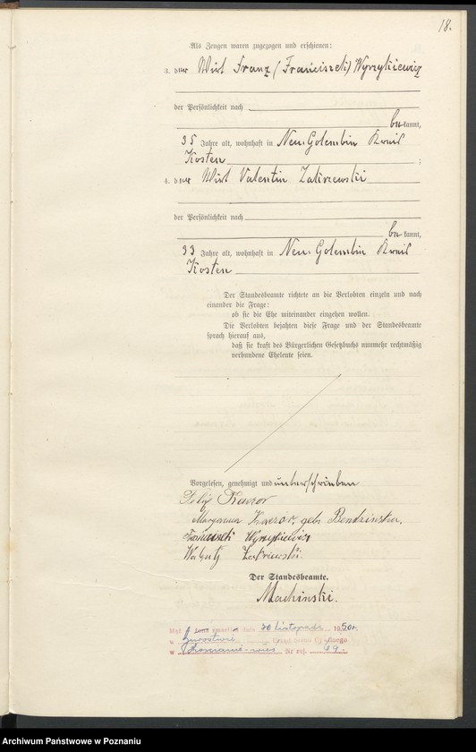 Obraz 20 z jednostki "Heiraths-Haupt-Register"