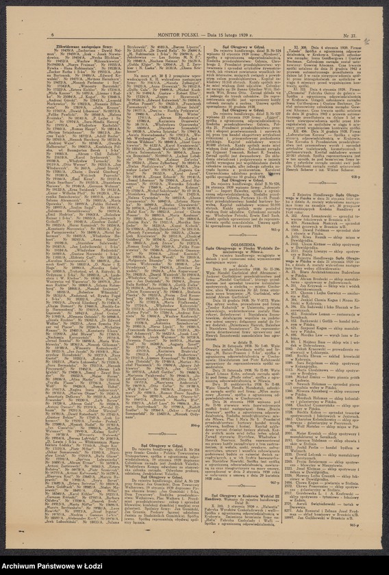 Obraz 18 z jednostki "Chaim Icek Kisielewicz – sprzedaż drobek bydlęcych"