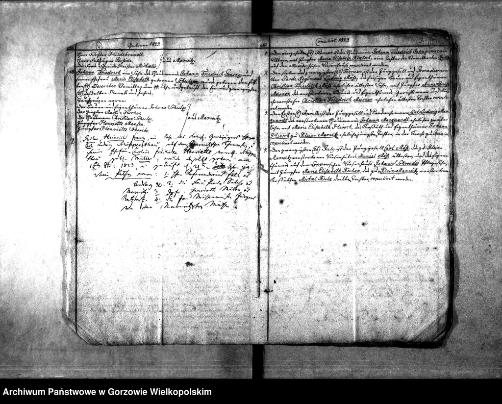 image.from.unit.number "Duplikate der Kirchenbücher von der Parochie Marwitz (Marwice)"