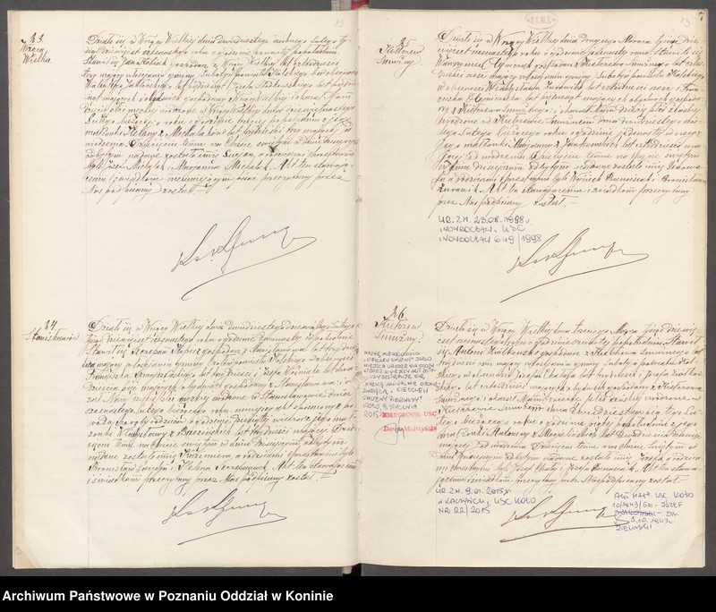 Obraz 9 z jednostki "Księga akt urodzeń, małżeństw, zgonów za 1916 rok"