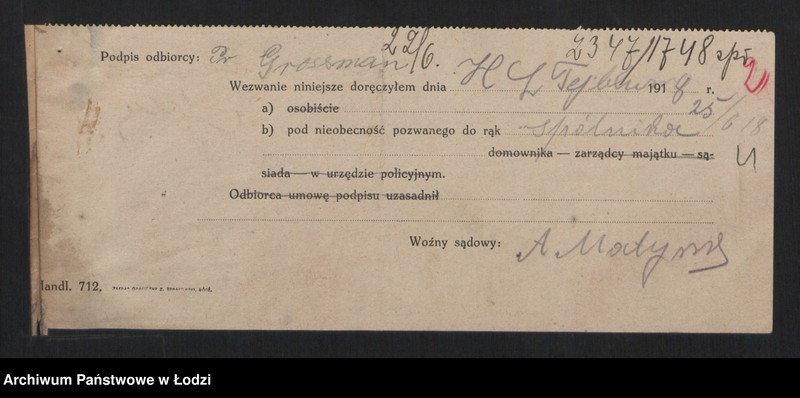 Obraz 6 z jednostki "Jankiel Teiblum- skład chustek"