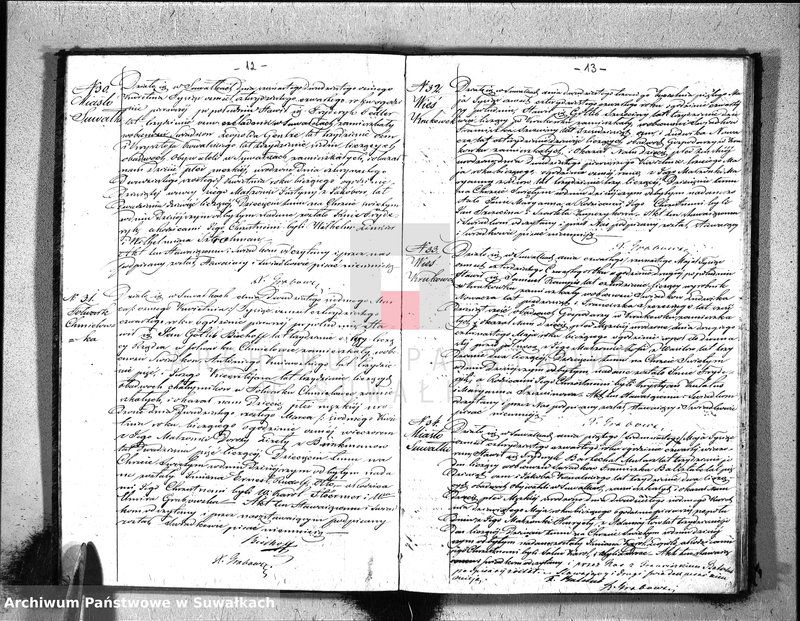 image.from.unit.number "Duplikat Akt Cywilnych Urodzeń, Zaślubień i Zeyść Parafij Ewangelickiey Suwałki pro 1844"
