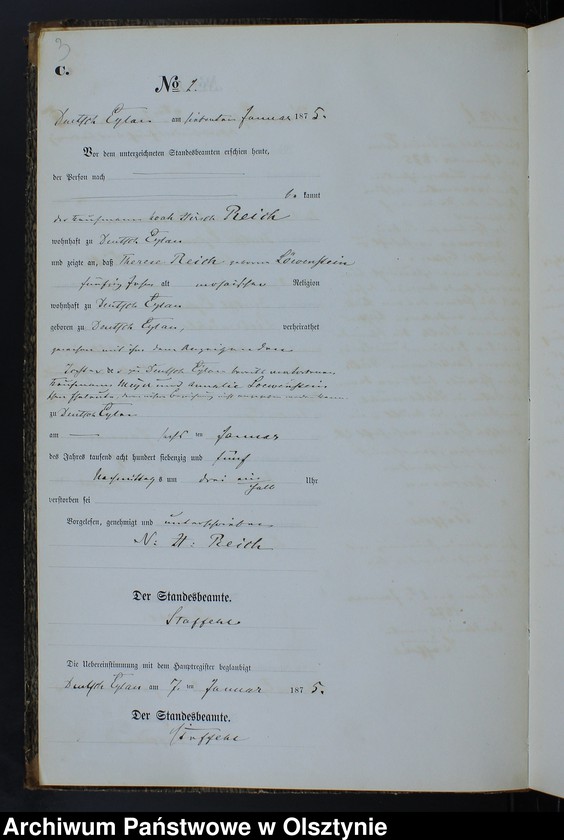 image.from.unit.number "Sterbe-Neben-Register Nr 1 - 126"