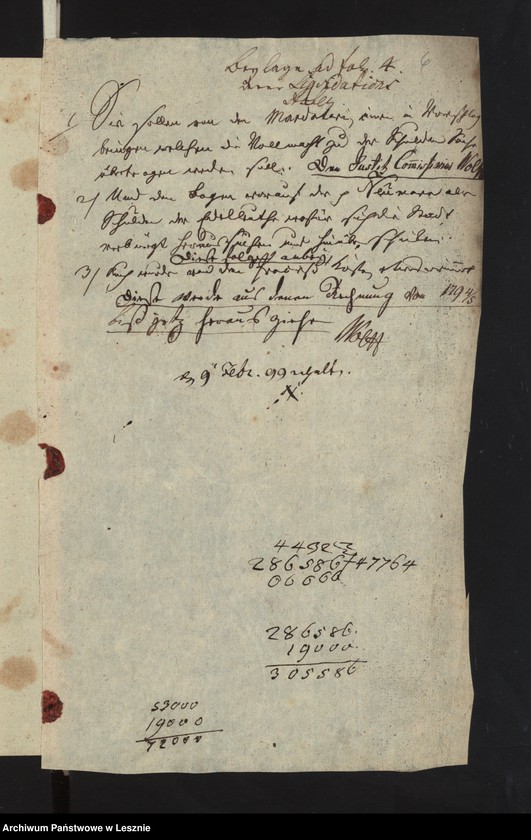 Obraz 9 z jednostki "[Akta zu dem Liquidationsprozess wieder der Fürstl. von Sułkowski