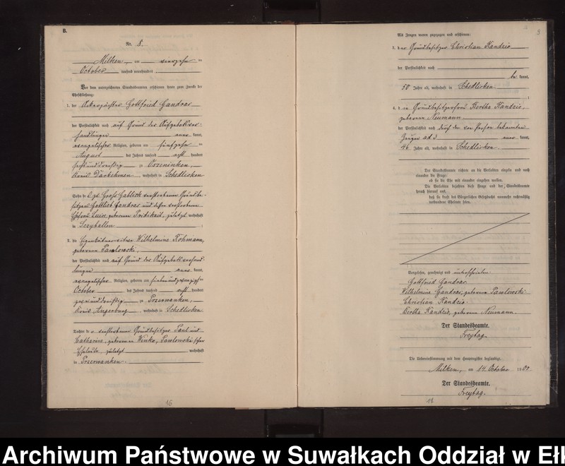 image.from.unit.number "Heiraths-Neben-Register des Preussischen Standes-Amtes Stasswinnen Kreis Lötzen"