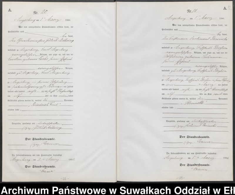 image.from.unit.number "Geburts-Neben-Register des Preussischen Standes-Amtes Angerburg Kreis Angerburg"