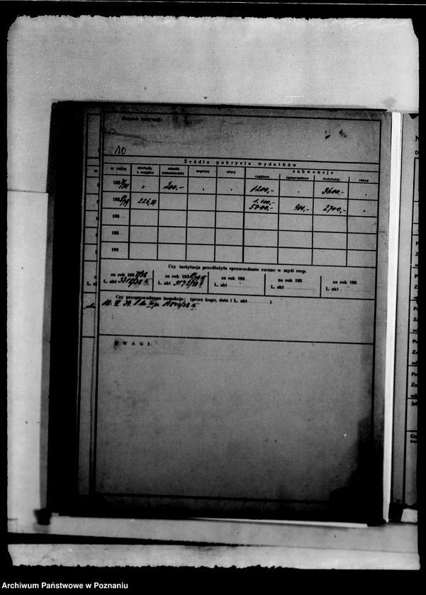 Obraz 13 z jednostki "/Kartoteka instytucji opiekuńczych/"