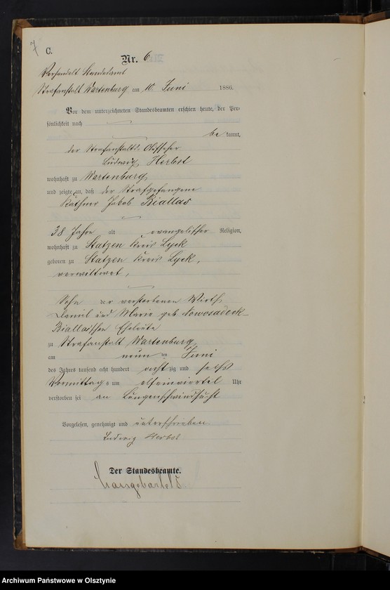 image.from.unit.number "Sterbe-Haupt-Register Nr 1 - 16"