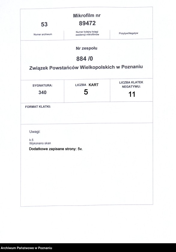 Obraz 10 z jednostki "Powstanie Wielkopolskie w 1918-1919 w Środzie. Spis członków."