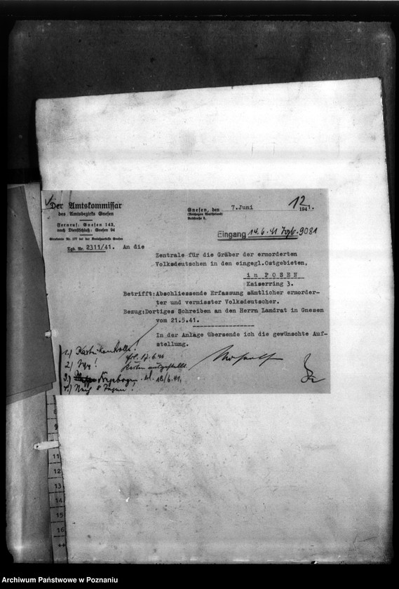 Obraz 16 z jednostki "Kreis Gnesen (Gniezno). Zgłoszenia zmarłych i zaginionych Niemców w 1939 roku"