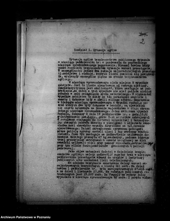 Obraz 6 z jednostki "Sprawozdania ze stanu bezpieczeństwa za miesiąc październik-listopad-grudzień 1938 r."