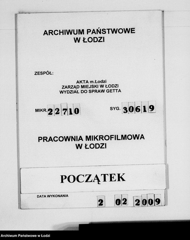 Obraz 1 z jednostki "Aufstellung laufender Aufträge und der Arbeitsressort"
