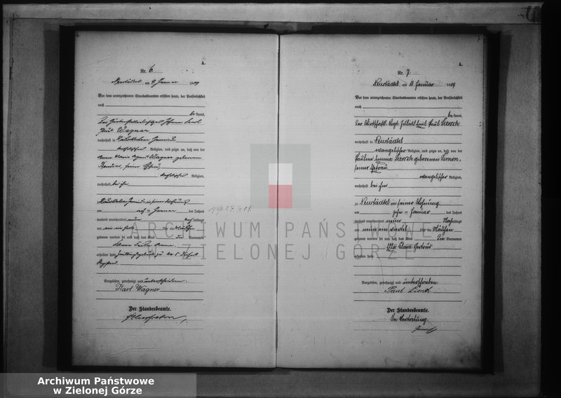 image.from.unit.number "Geburts-Haupt-Register 1909 No. 1 bis 104"