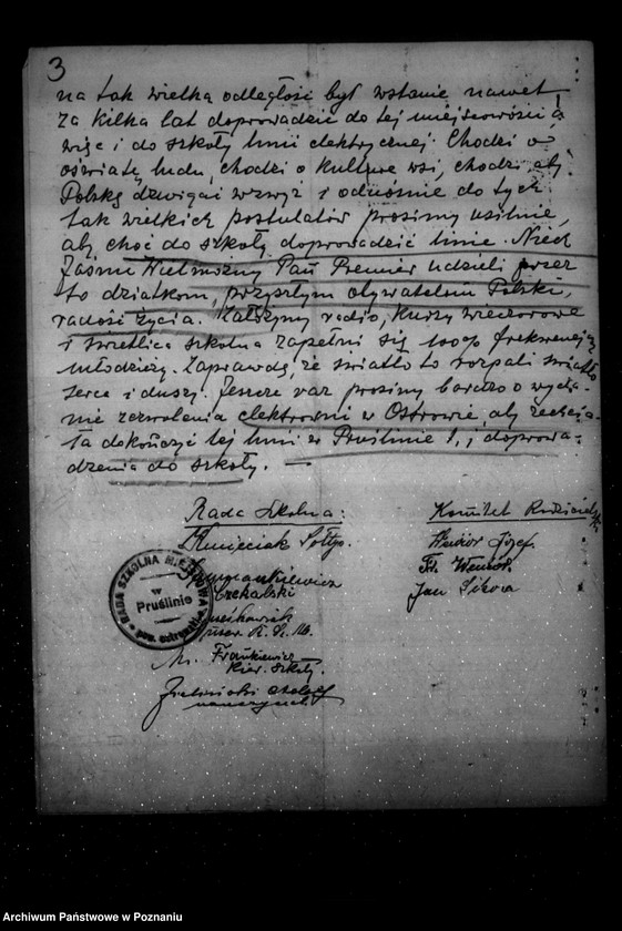 Obraz 7 z jednostki "/Pozwolenie policyjno-techniczne dla Elektrowni w Ostrowie na uruchomienie zakładu elektrycznego w Prześlinie/"