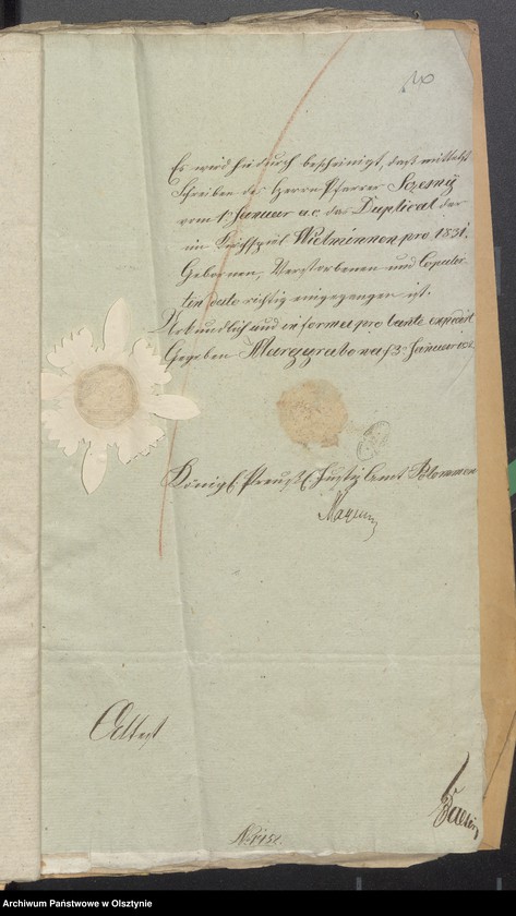 image.from.unit.number "Beläge zur Widminnschen Kirchen Kassen Rechnung"