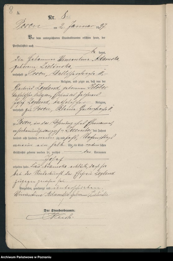 image.from.unit.number "Księga urodzeń t. I"