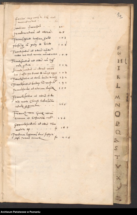 image.from.unit.number "Literae a dominis consulibus civitatis Posnaniae scriptae anno domini 1535"