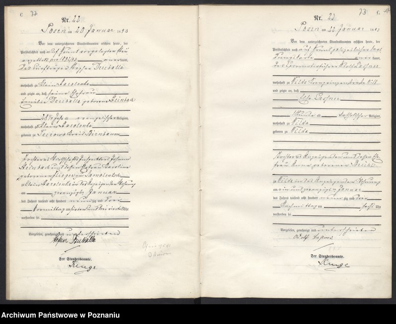 Obraz 14 z jednostki "Księga zgonów"