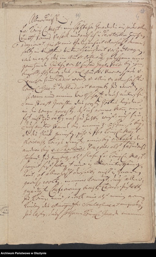 image.from.unit.number "Jugendfeldt [Gugenfeld] [Smolanek], H.[Haupt] A. [Amt] Osterode. Acta die angebliche Candicität dieses Gutes, um dessen Verleichung Georg Wilh. [Wilhelm] v. [von] Schierstaedt auf Schildeck den König gebeten hat"