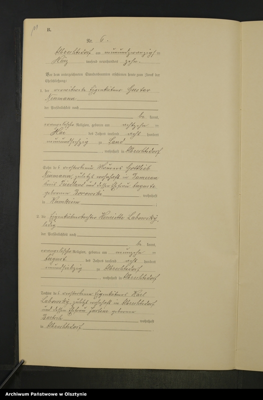 image.from.unit.number "Heiraths-Neben-Register Nr 1 - 16"