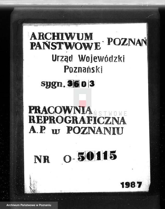 Obraz 1 z jednostki "Dodatkowy plan urządzenia gospodarstwa leśnego majątku Śródka powiat międzychodzki"