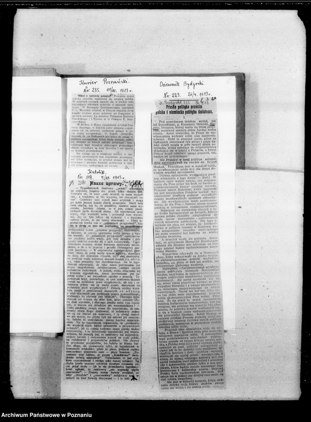 Obraz 13 z jednostki "Głosy prasy i publikacje zagraniczne o Polsce [Wycinki z gazet]"