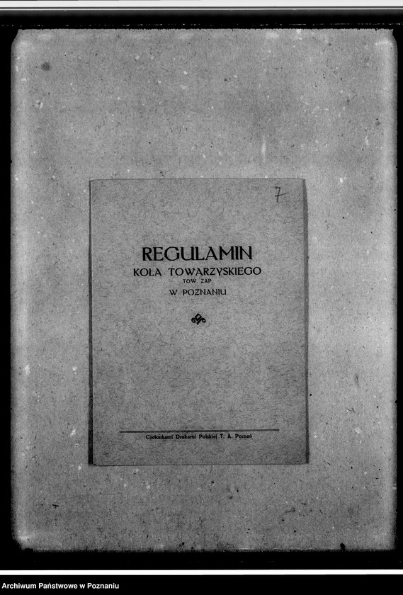 Obraz 11 z jednostki "Regulamin i ustawy Koła. Spis członków Koła na rok 1931. Bilanse roczne za lata: 1935, 1937,1938"