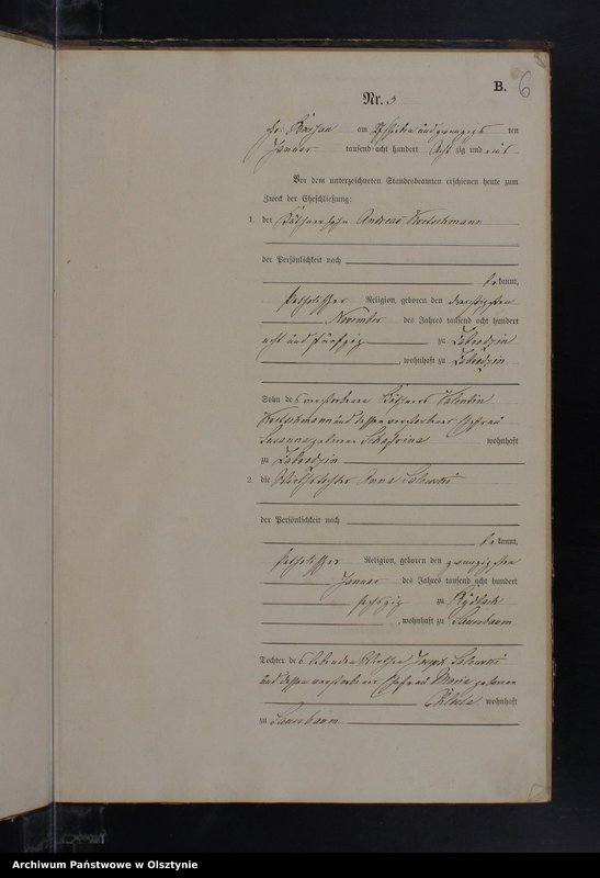 image.from.unit.number "Heiraths-Haupt-Register Nr 1 - 20"