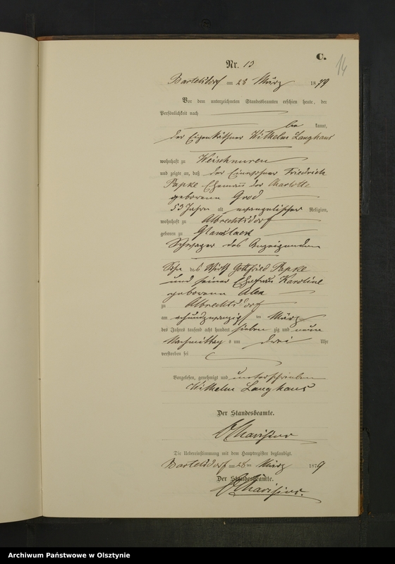 image.from.unit.number "Sterbe-Neben-Register Nr 1 - 39"