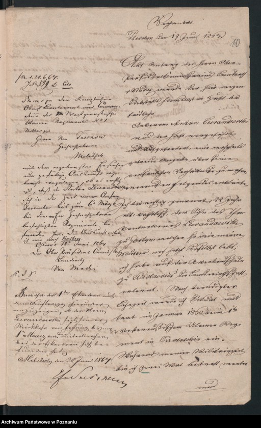 Obraz 13 z jednostki "Die Ermittelung der durch den Deserteur Czternasty kompromittierten Insurgenten Wesołowski und Lewandowski."