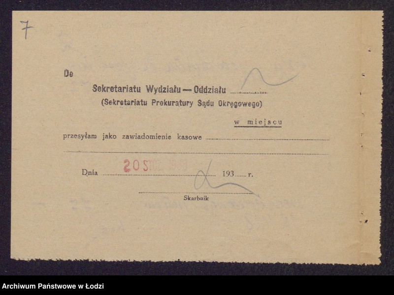 Obraz 9 z jednostki "Herszek Naftula Szajman, Szymon Bergrin, Abram Bok- kupno i sprzedaż ziemiopłodów, przetworów mącznych oraz komis"