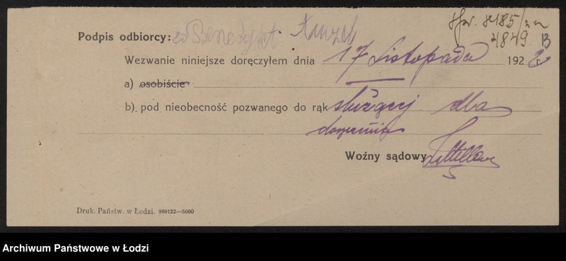 Obraz 15 z jednostki "Moszek Mordka Benedykt- sprzedaż odpadków"