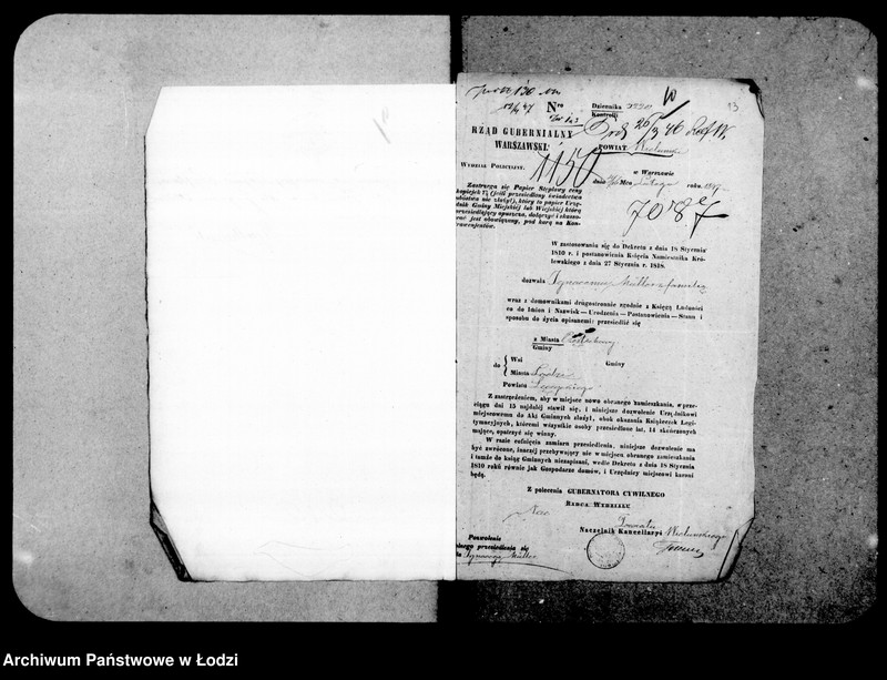 Obraz 14 z jednostki "Akta tyczące się przesiedleń"