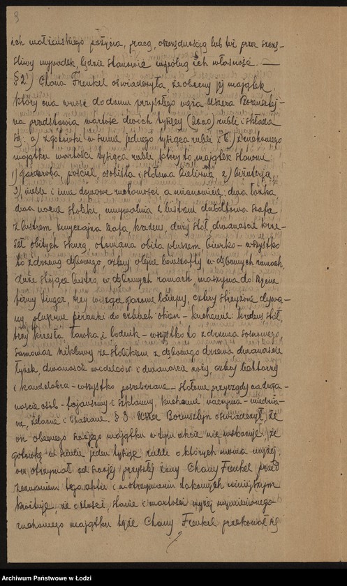 Obraz 11 z jednostki "Uszer Borenstein- wyrób i sprzedaż przędzy wigoniowej"