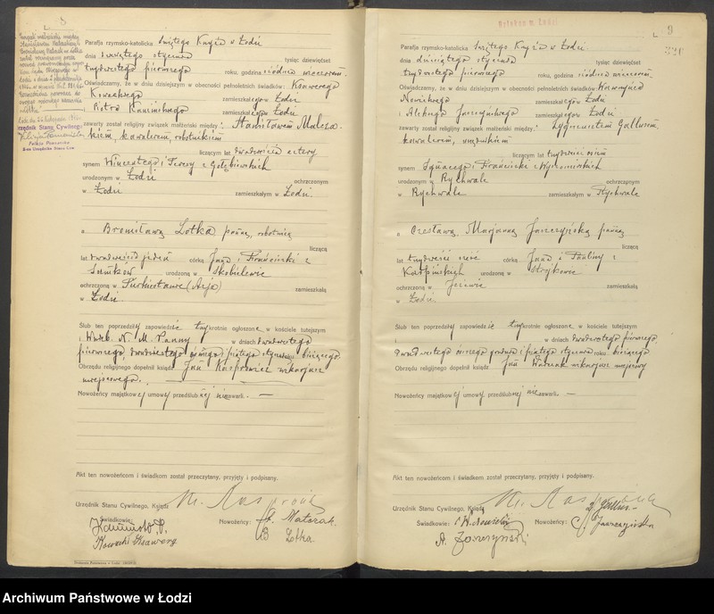 Obraz 7 z jednostki "Akta małżeństw"