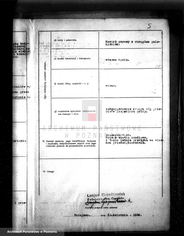 Obraz 9 z jednostki "/Przebudowa młyna L. Grześkowiaka w Połajewie pow. czarnkowski/"