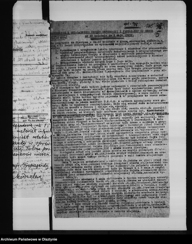 image.from.unit.number "Sprawozdania poszczególnych Wydziałów Urzędu Pełnomocnika. VI"